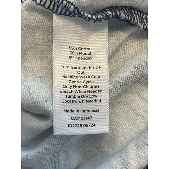 NWT Talbots Pull over Lightweight Jacket/ Top Navy White Floral LP Snap collar - Picture 5 of 7